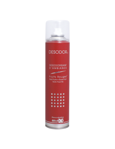 bouteille de désodorisant d'ambiance parfum fruits rouges