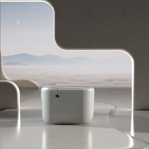 wc japonais aquacube blanc côté latéral