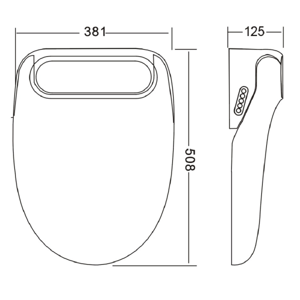 ABATTANT JAPONAIS - AQUASENS