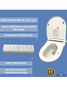 abattant japonais aquaeasy avec télécommande 2