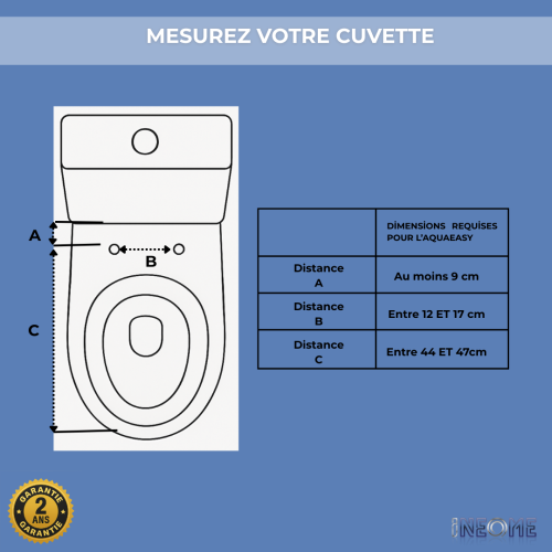 dimensions cuvette abattant japonais aquaeasy