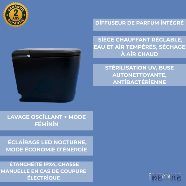 wc aquaprestige + avec fonctionnalités