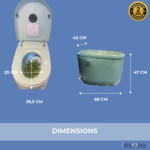 dimensions du wc japonais aquacube
