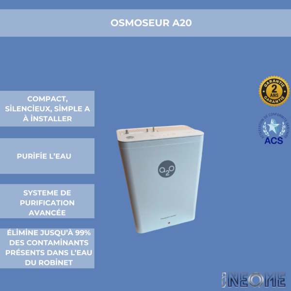 caractéristiques osmoseur A20