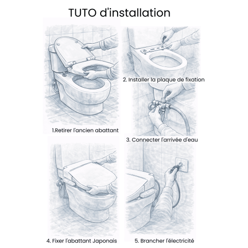 ABATTANT JAPONAIS - AQUAEASY