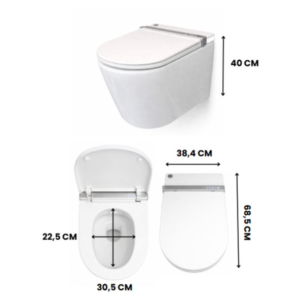 dimensions wc japonais aquanova