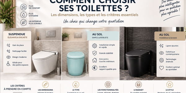 Comment choisir son WC japonais ? Le guide pour vérifier la compatibilité de votre installation